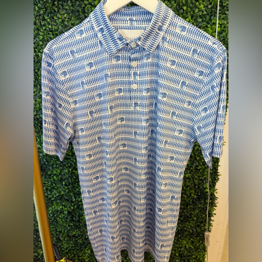 Smith & Quinn The Smitty Light Polo Tin Cans  -Men's Multicolor Patterned Shirt